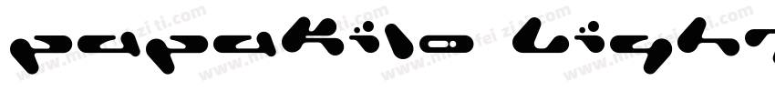 PapaKilo Light字体转换